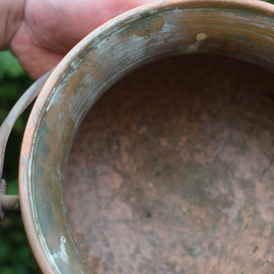 Vintage Large Copper Cauldron