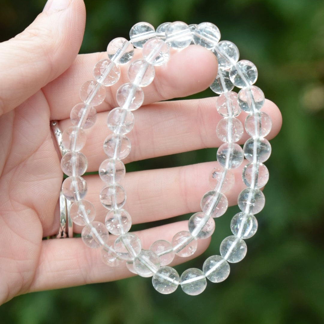 Clear Quartz Crystal Bracelet