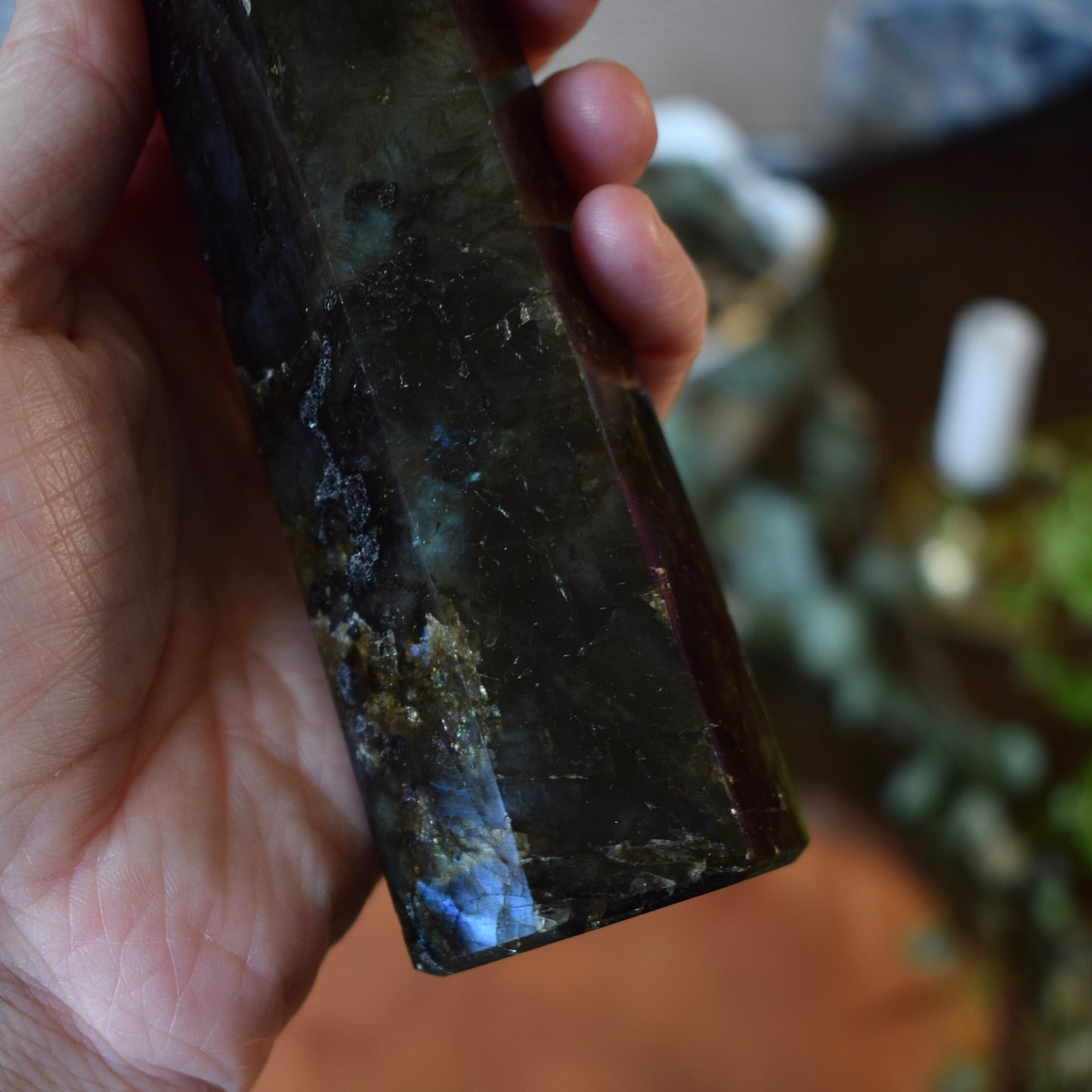 Large Labradorite Tower