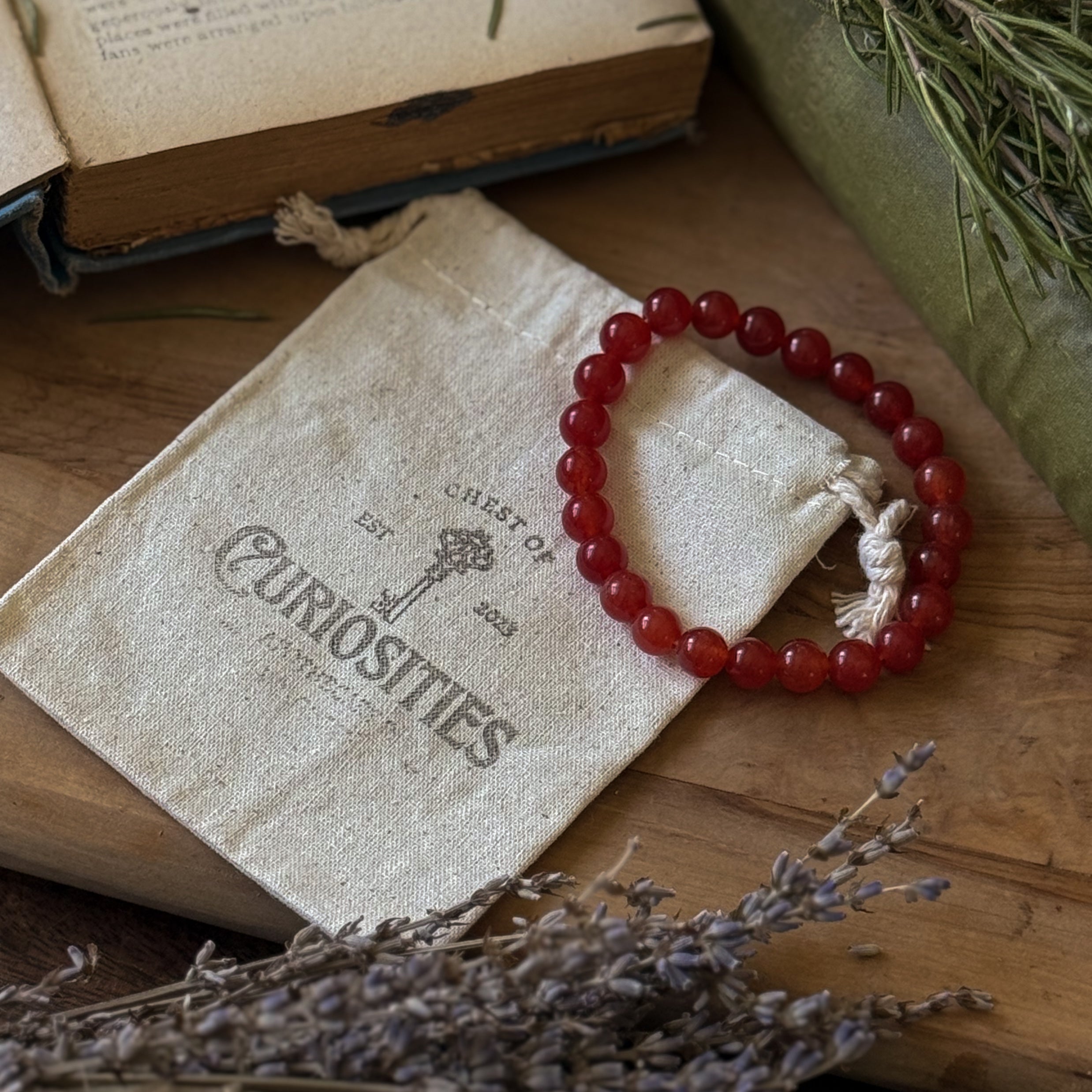 Carnelian Crystal Bracelet