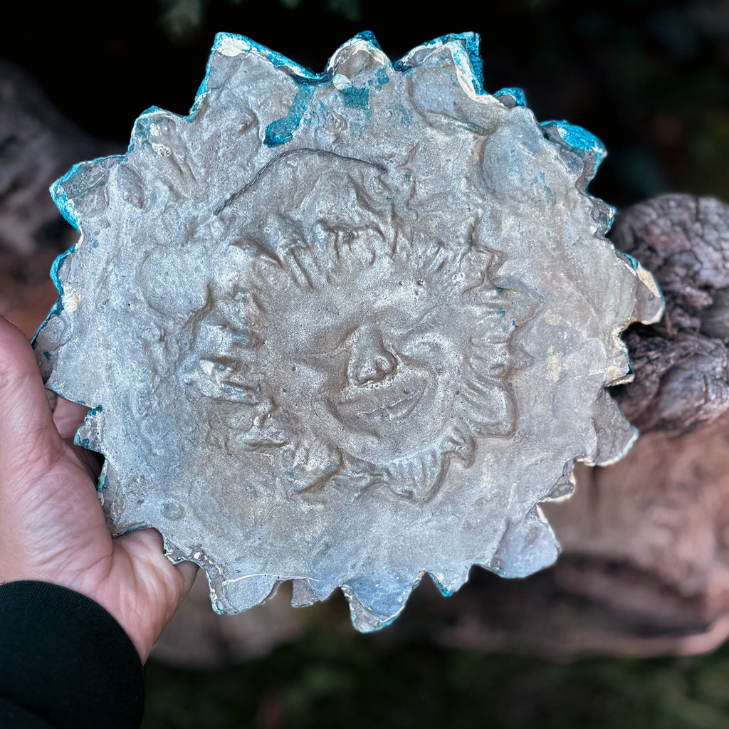 Vintage Handmade Sun Plaque