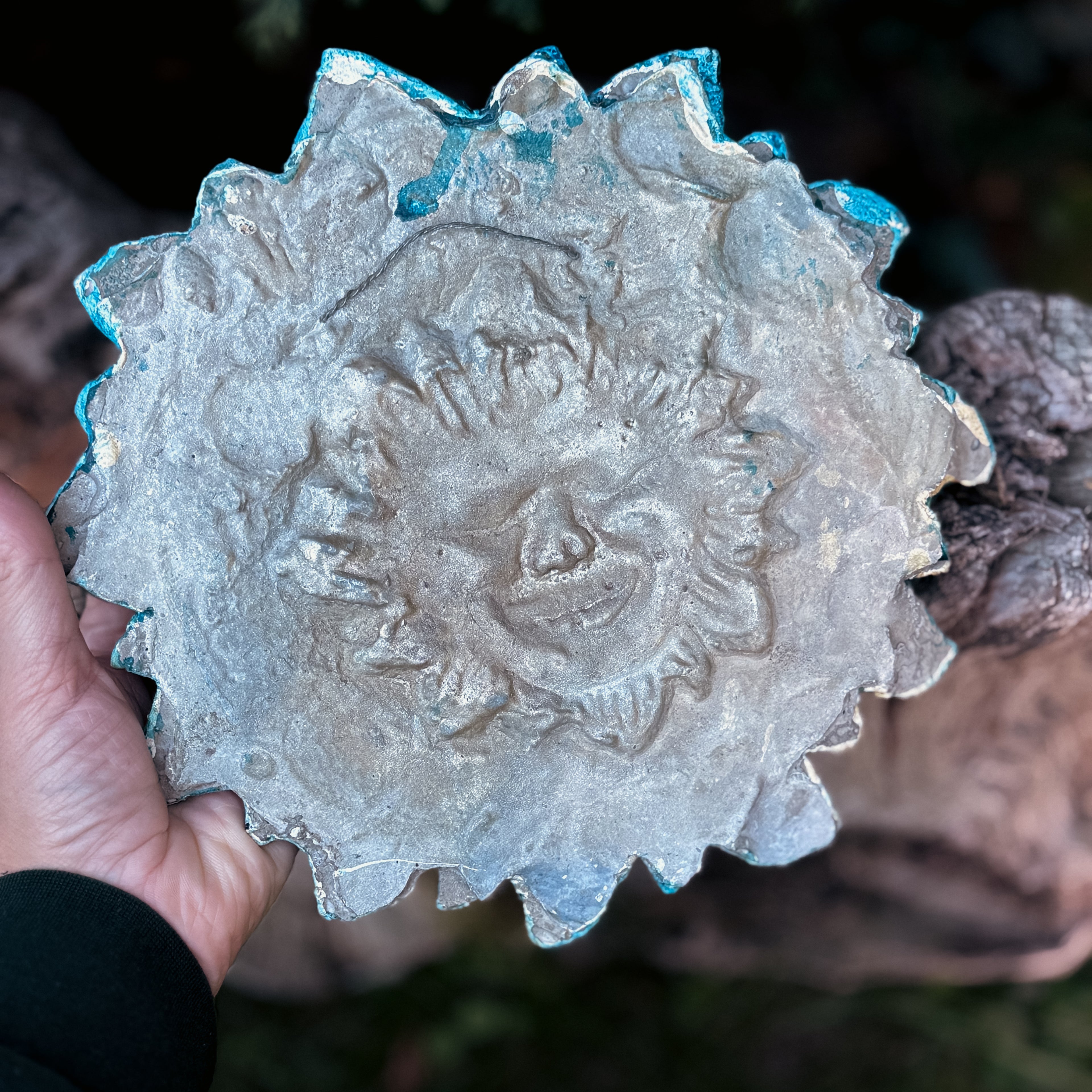 Vintage Handmade Sun Plaque