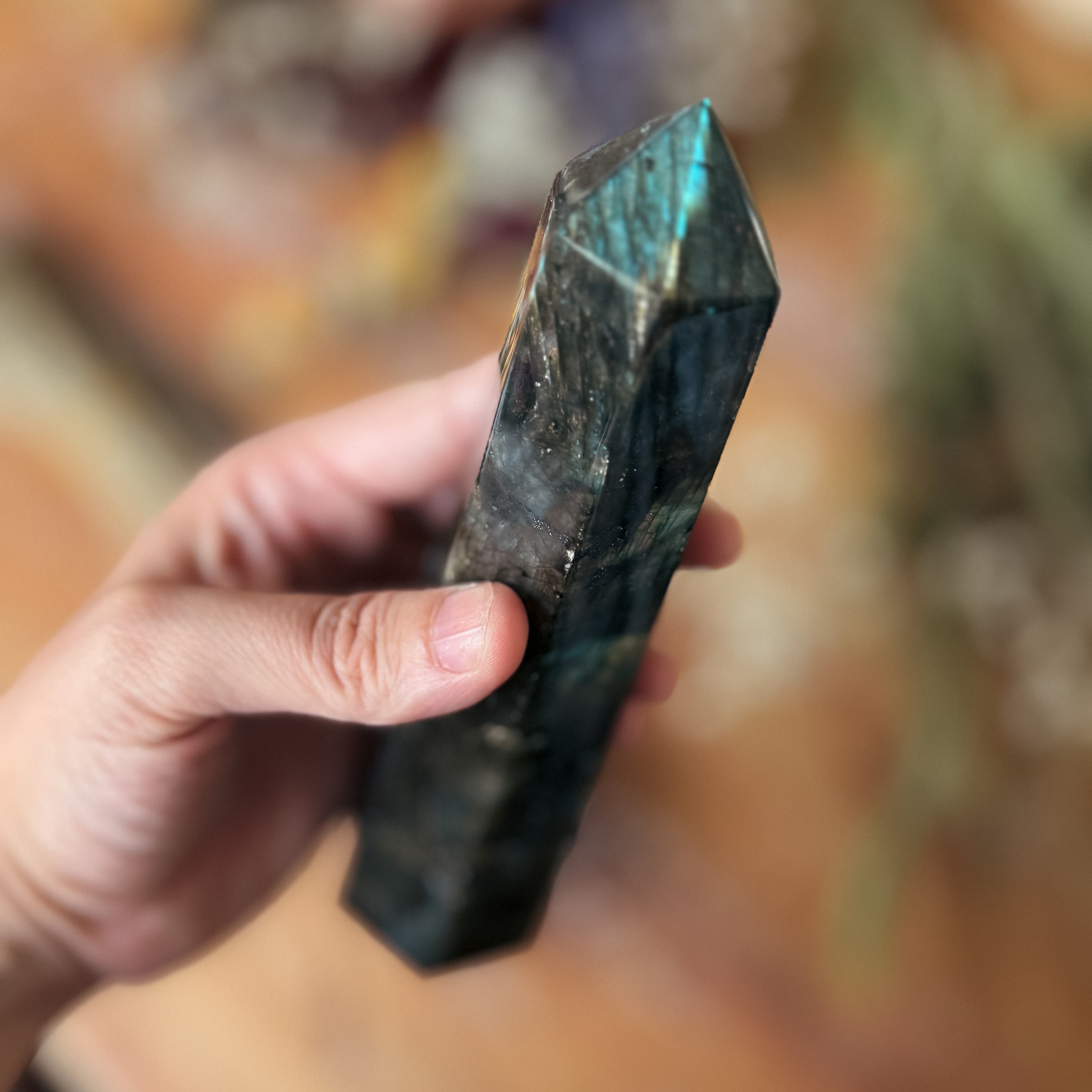 Large Labradorite Tower