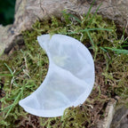 Selenite Moon Charging Plate