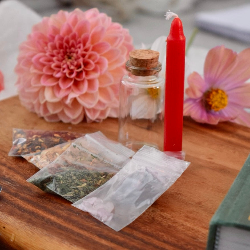 Love & Passion Spell Jar Kit