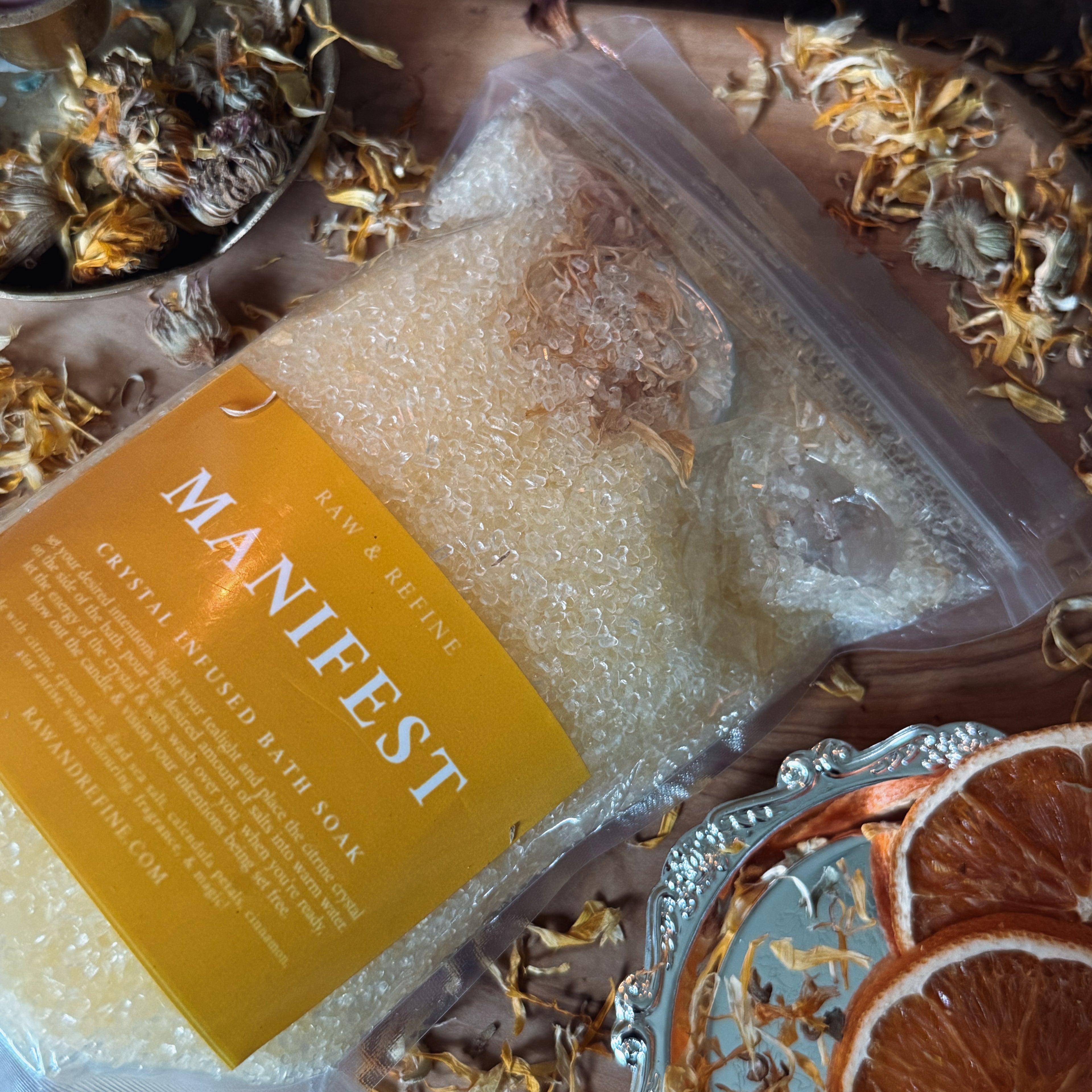Manifest Crystal Infused Bath Ritual