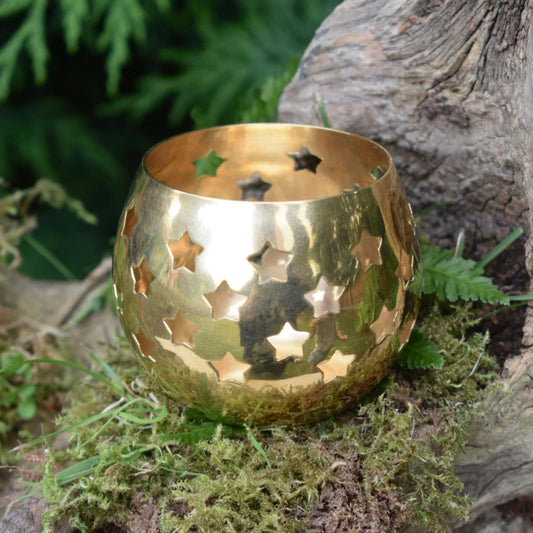 Vintage Brass Tealight Holder