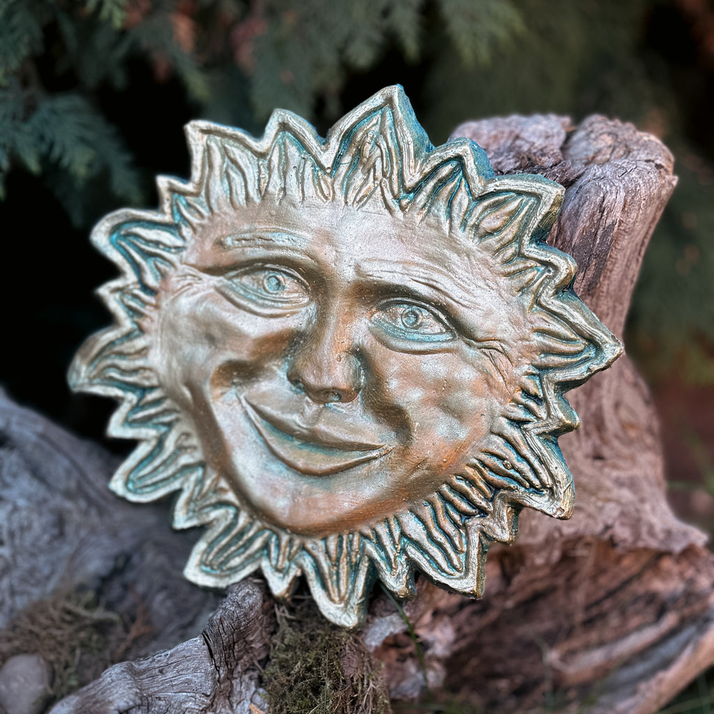 Vintage Handmade Sun Plaque