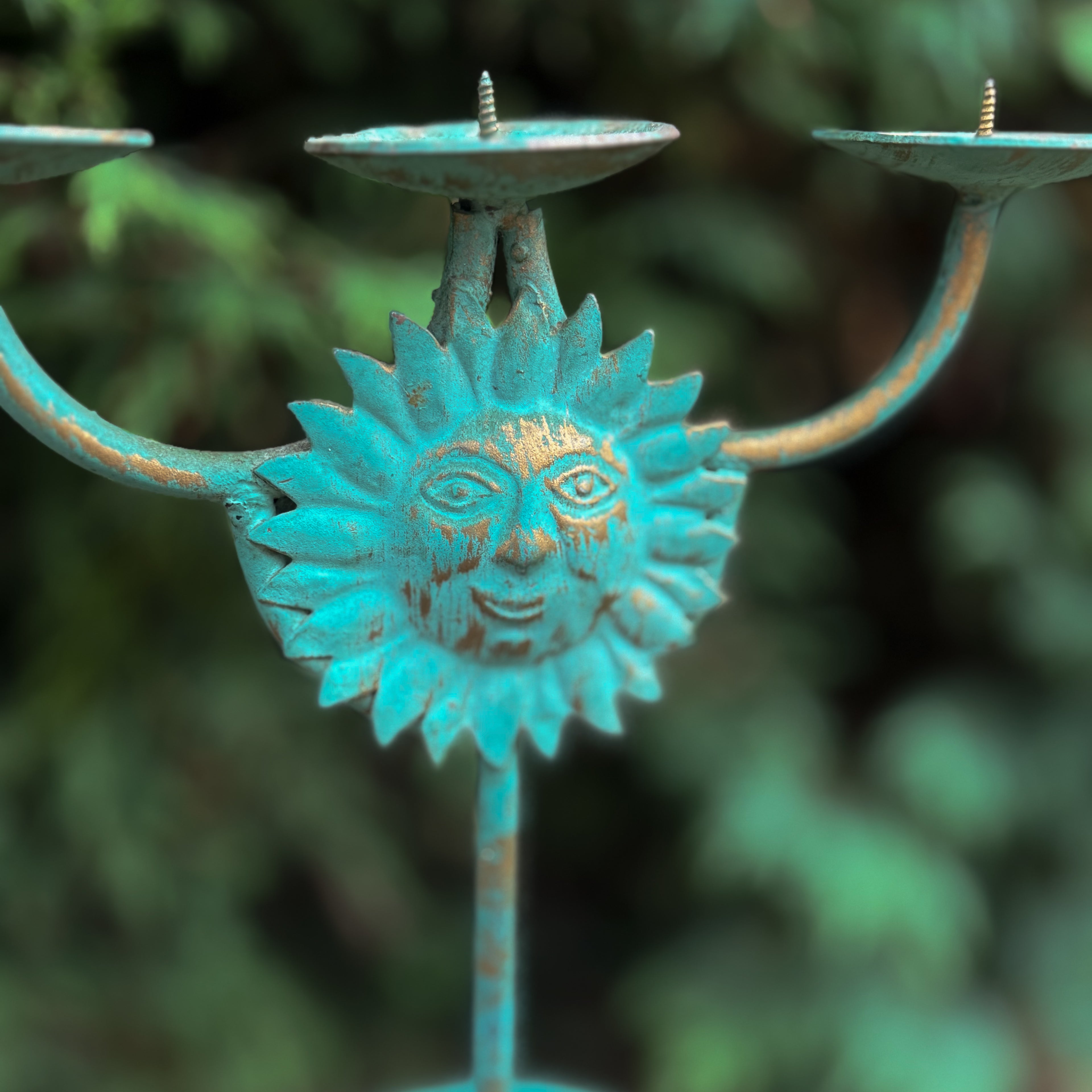 Vintage Sun Candle Stick Holder