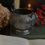 Vintage Silver Cauldron Pot