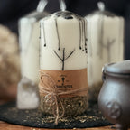 Large Protection Spell Pillar Candle