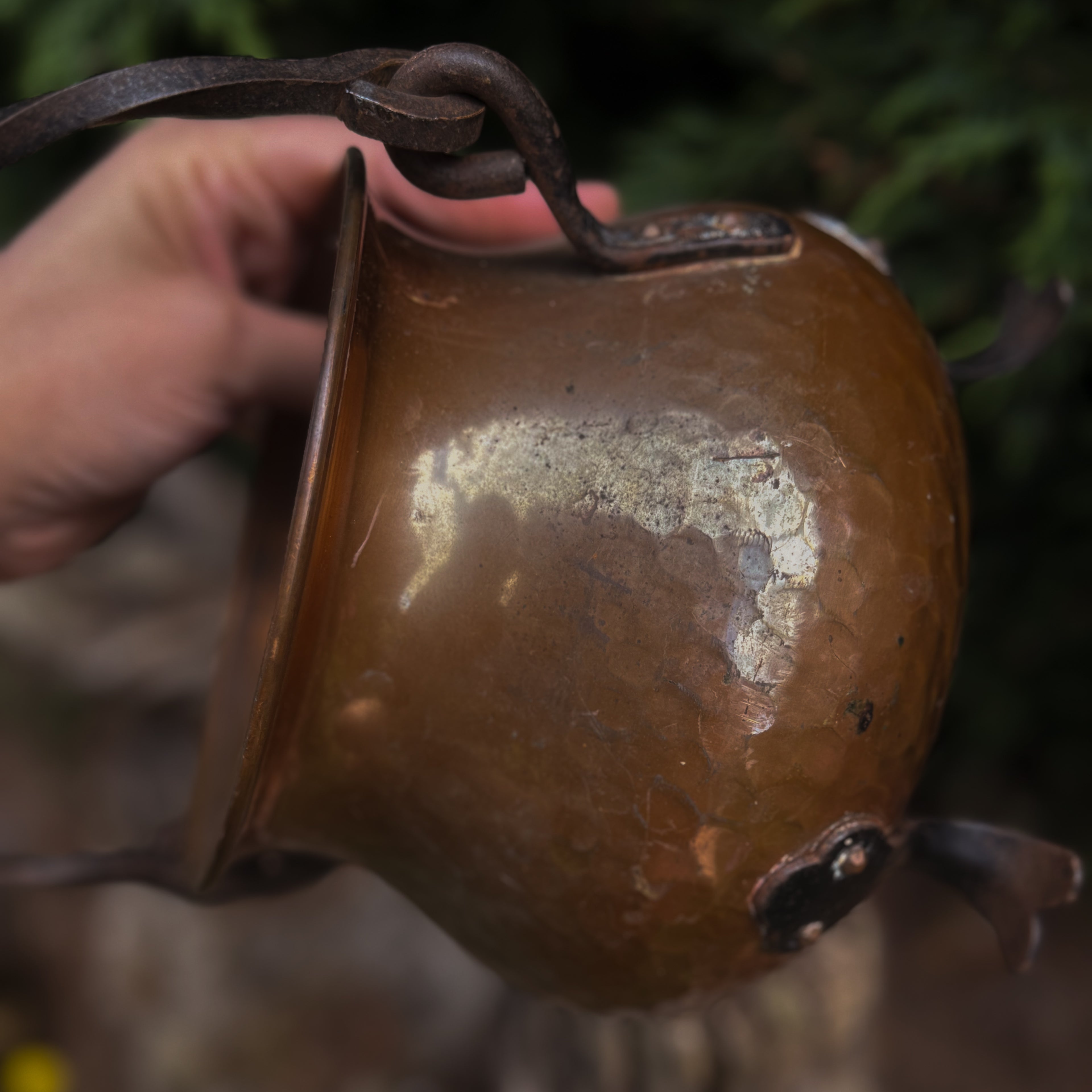 Vintage Copper Cauldron