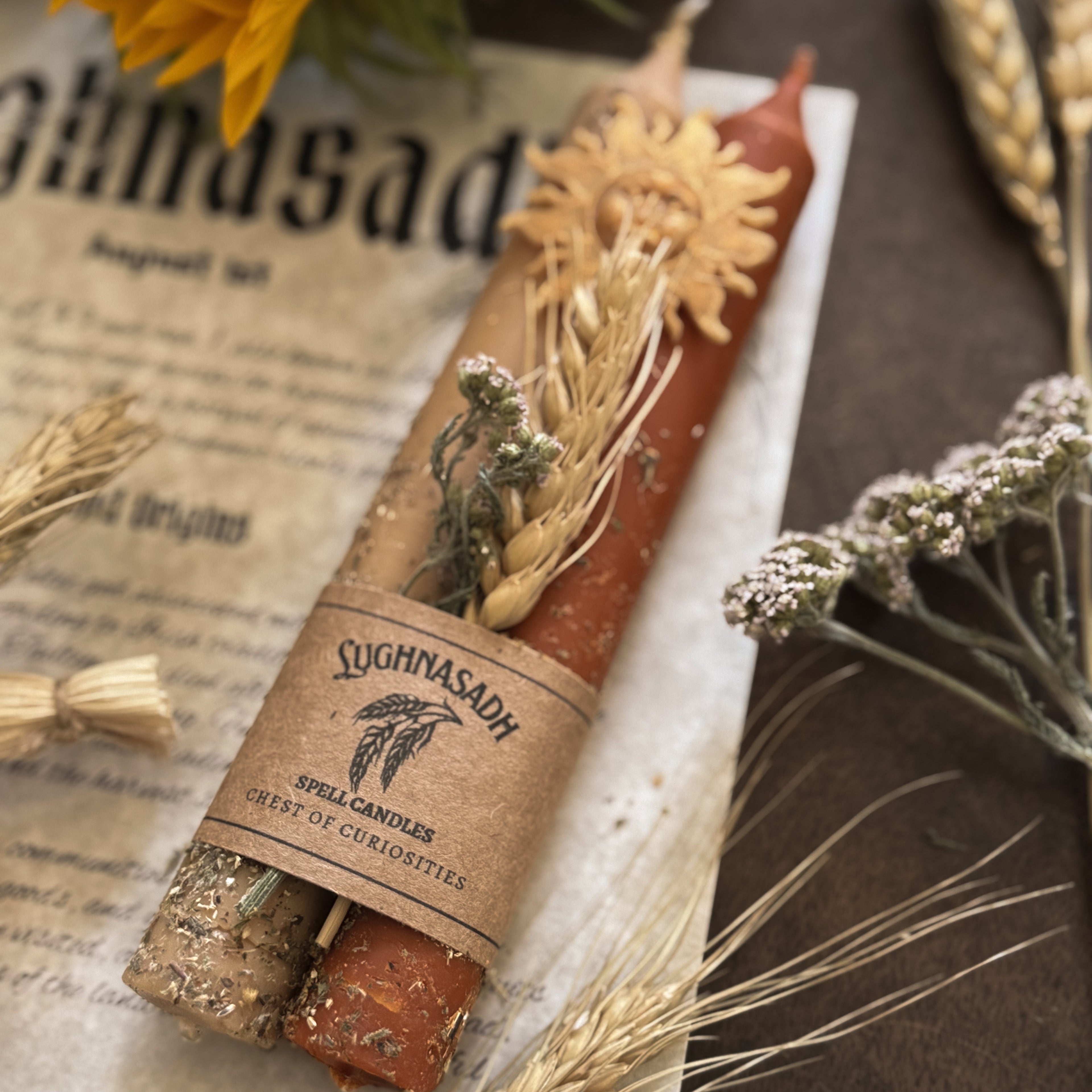 Lughnasadh Spell Candles