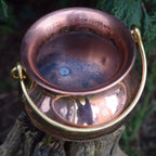 Vintage Medium Copper Cauldron