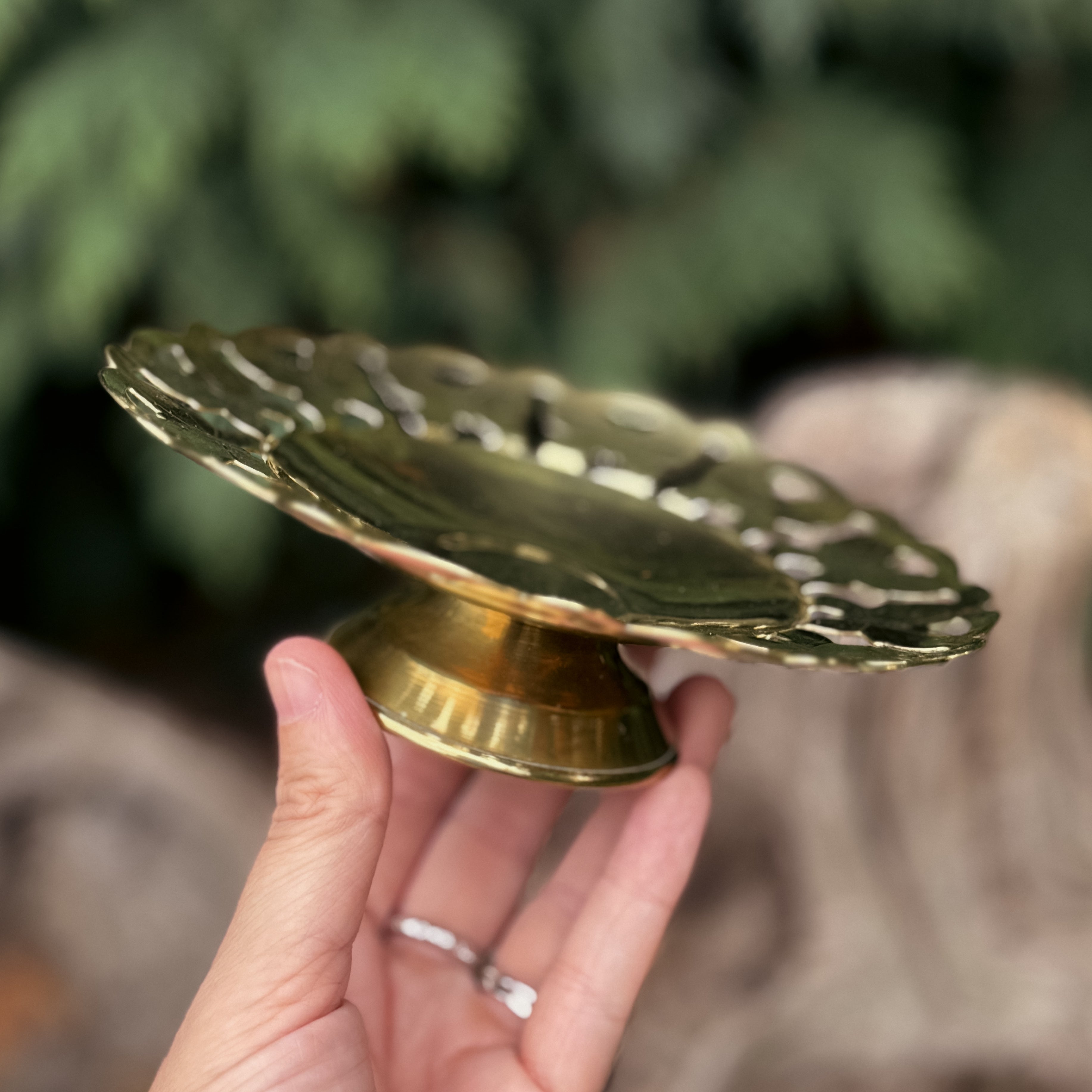 Vintage Brass Butterfly Dish