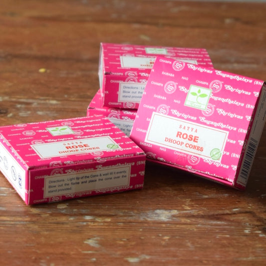 Rose Incense Dhoop Cones