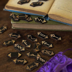 Carved Wooden Rune Set