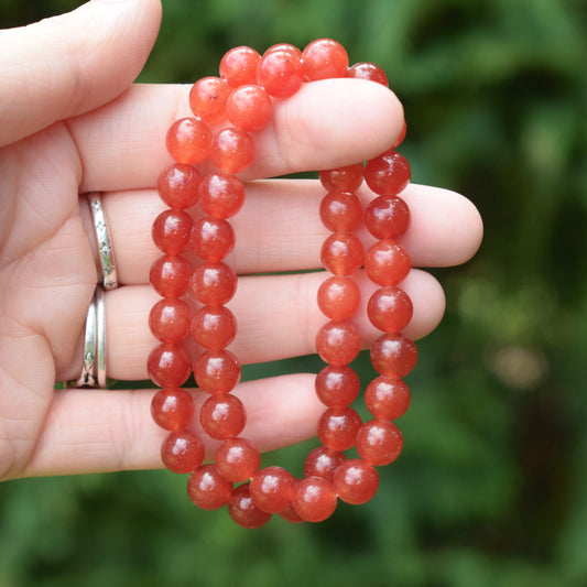 Carnelian Crystal Bracelet