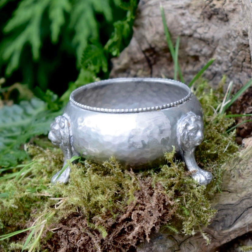Vintage Pewter Cauldron