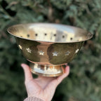 Vintage Star Cut Out Brass Bowl