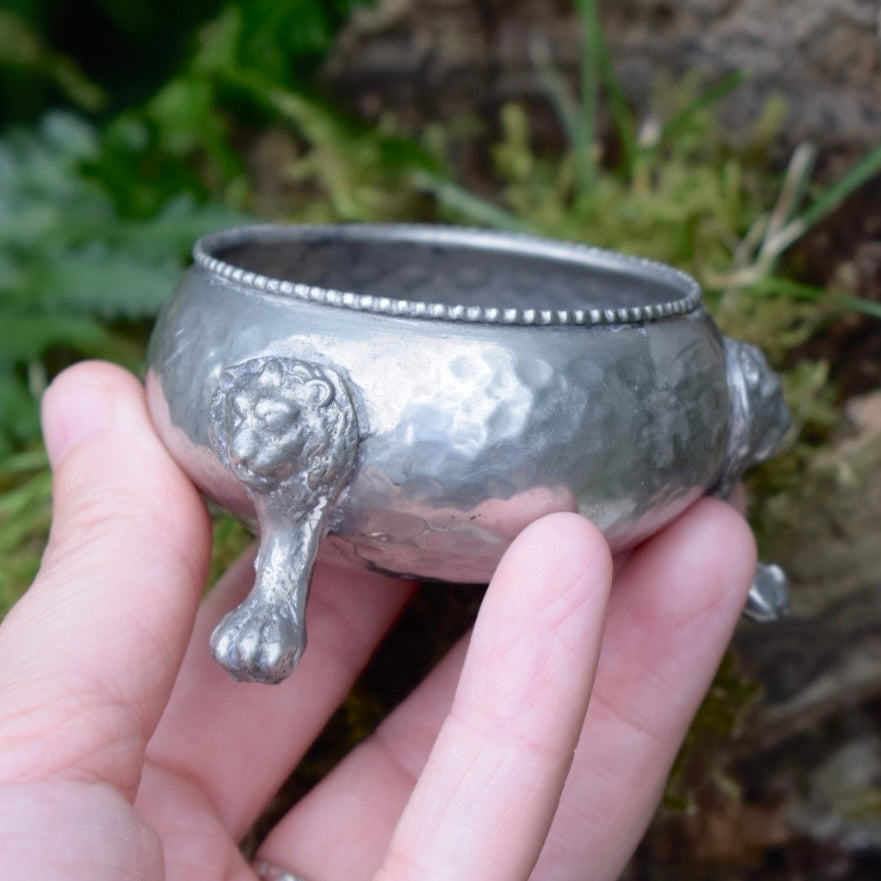 Vintage Pewter Cauldron