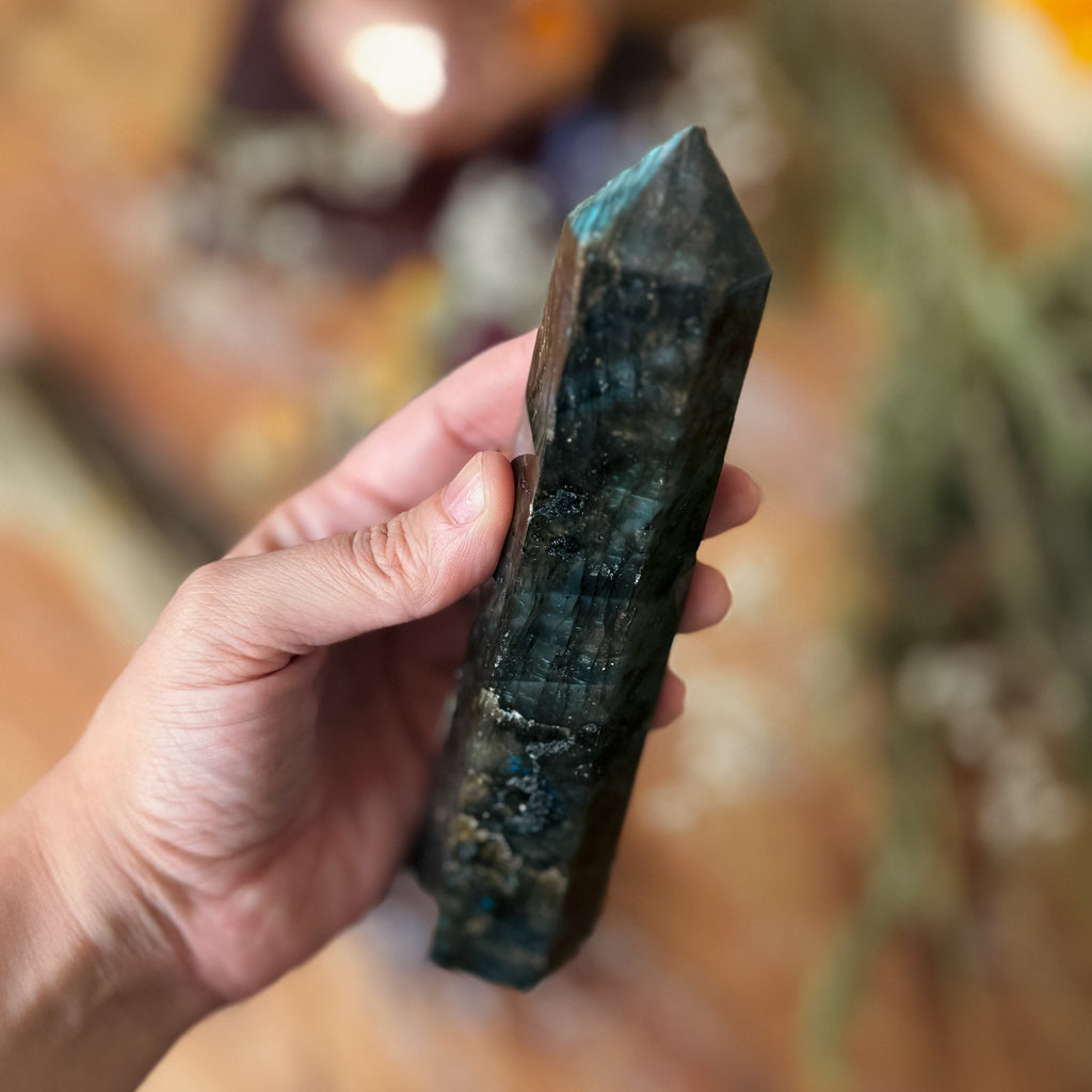 Large Labradorite Tower