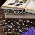Carved Wooden Rune Set