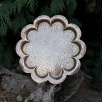 Vintage Large Brass Spell Plate