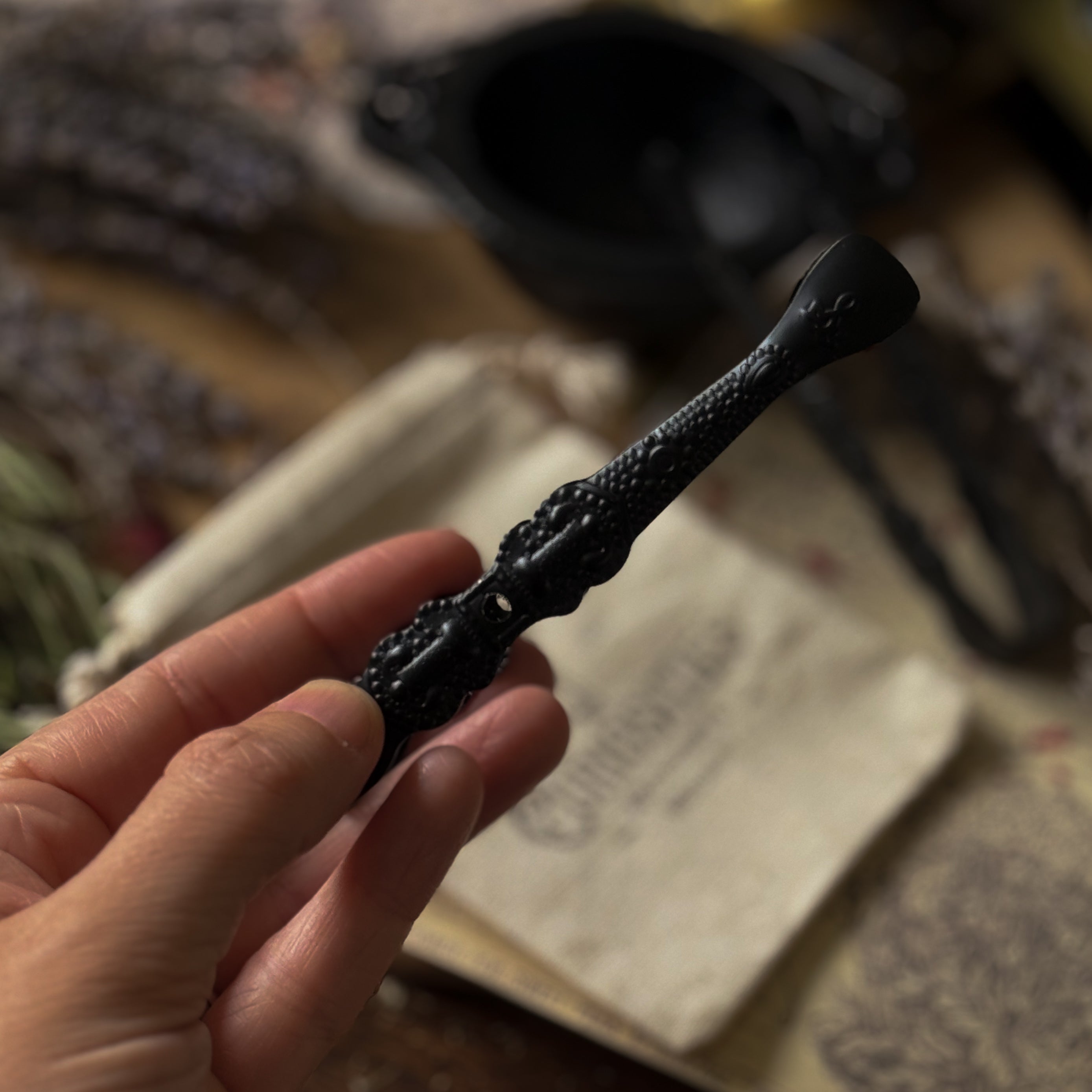 Black Charcoal Tongs