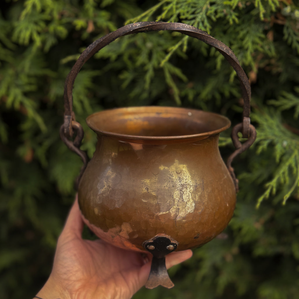 Vintage Copper Cauldron