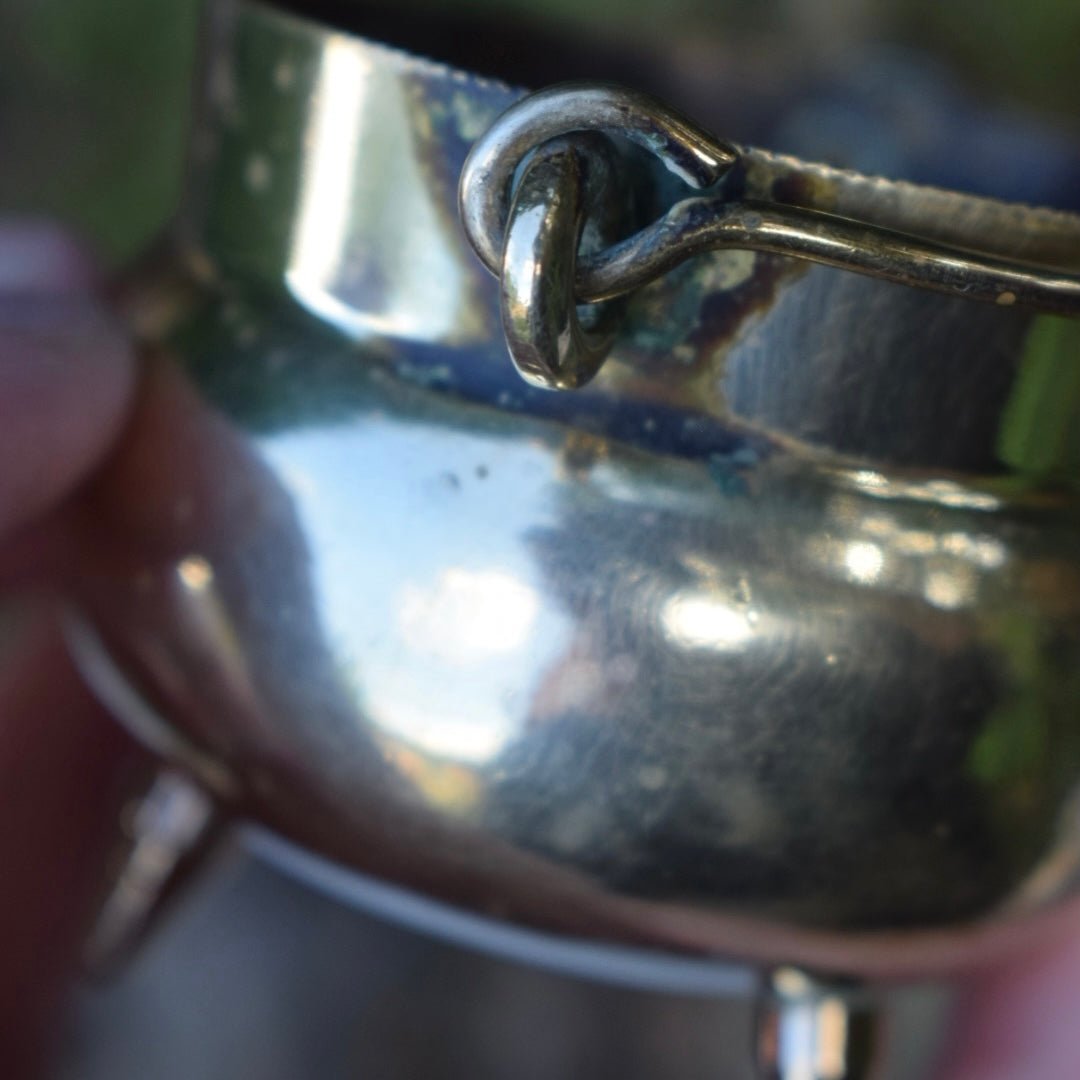 Mini Vintage Brass Cauldron