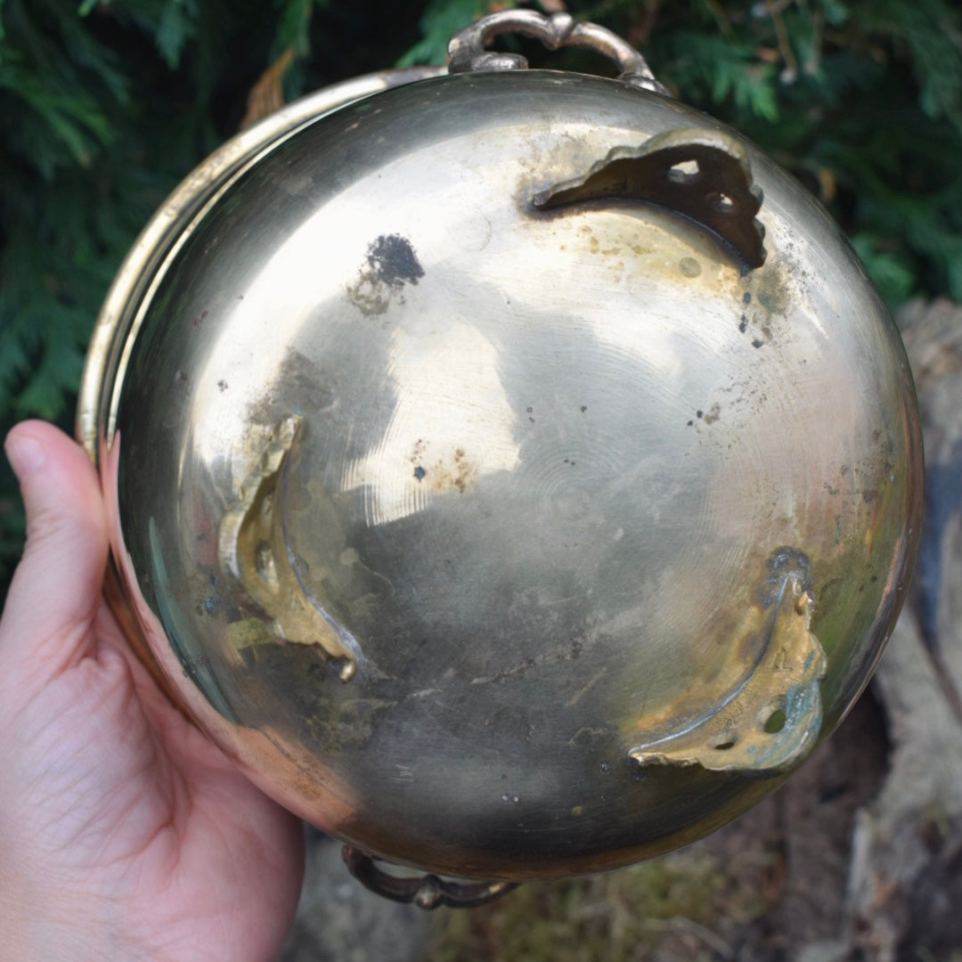 Vintage Large Antique Cauldron