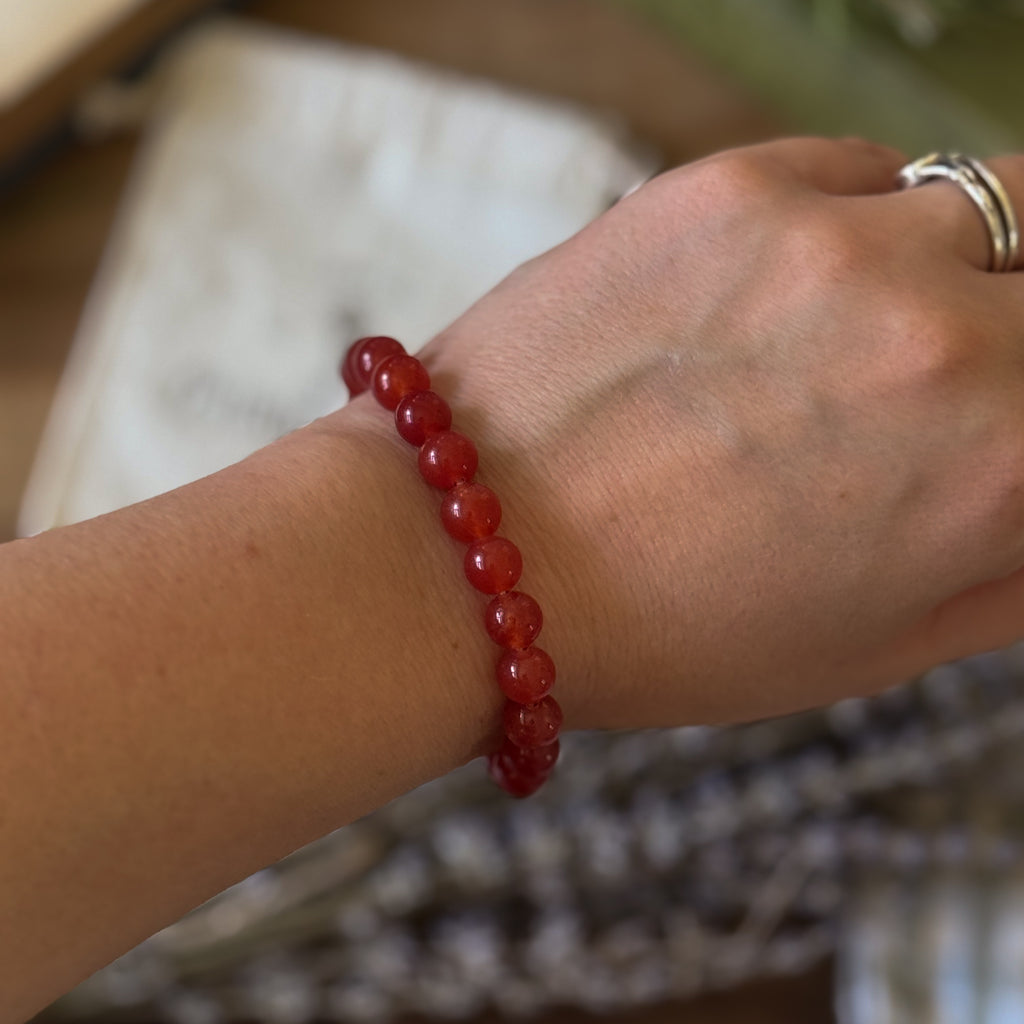 Carnelian Crystal Bracelet
