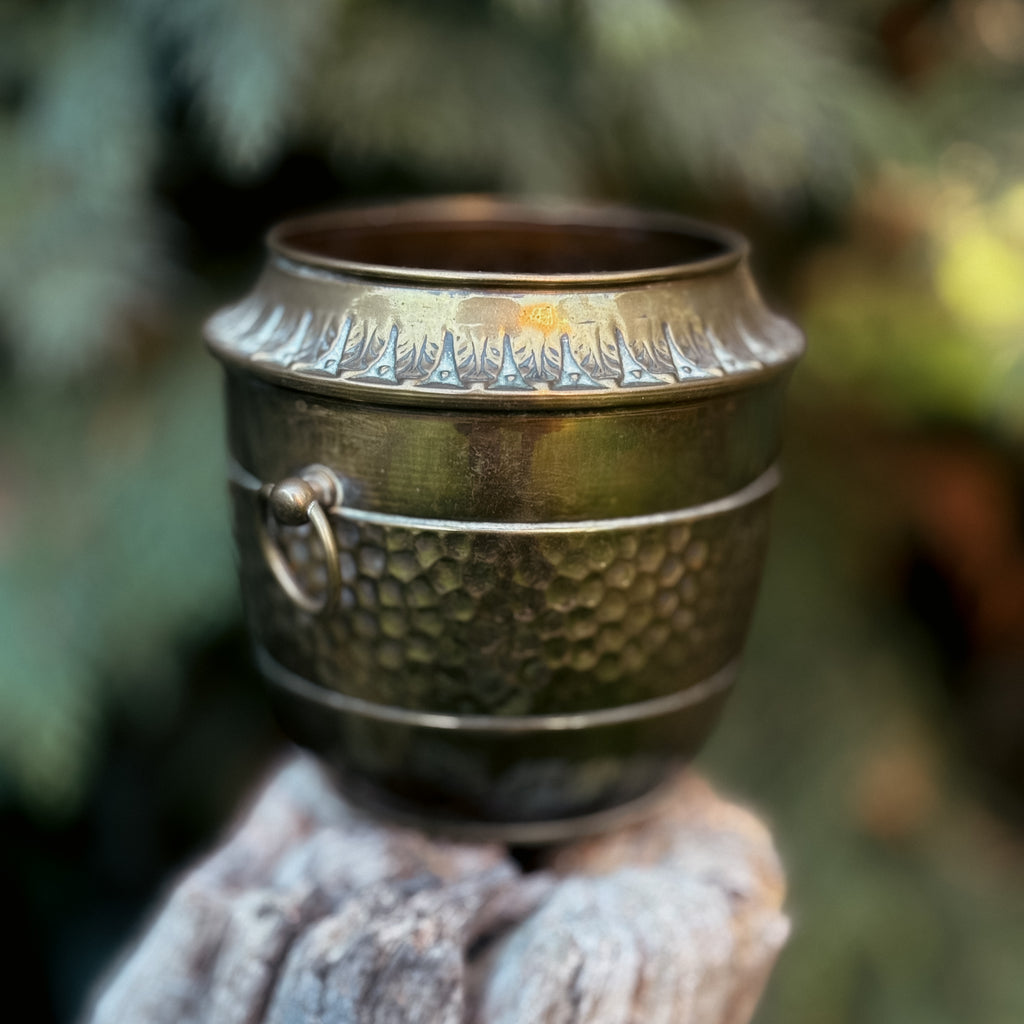 Vintage Brass Pot