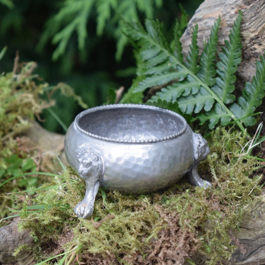 Vintage Pewter Cauldron
