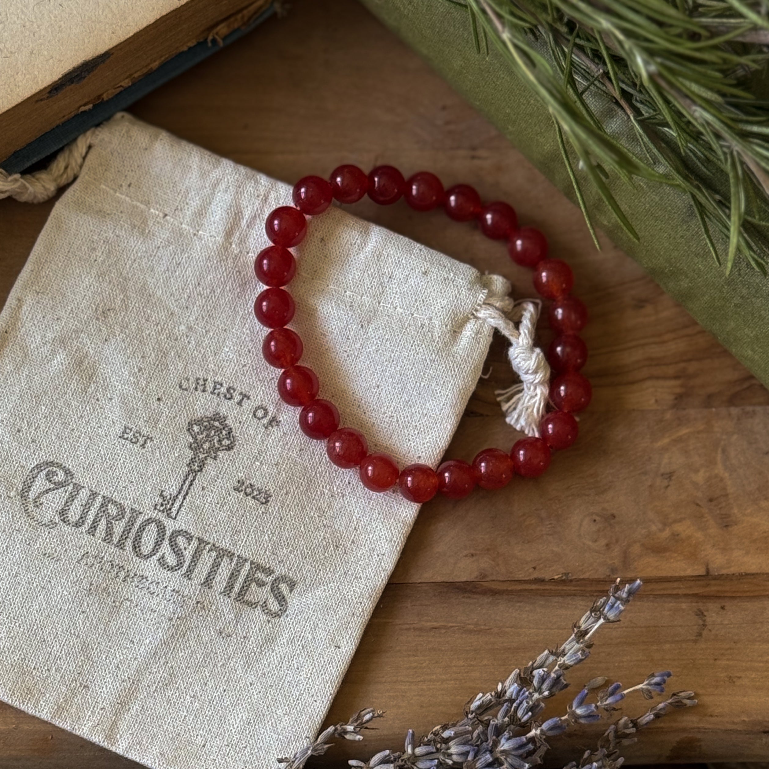 Carnelian Crystal Bracelet