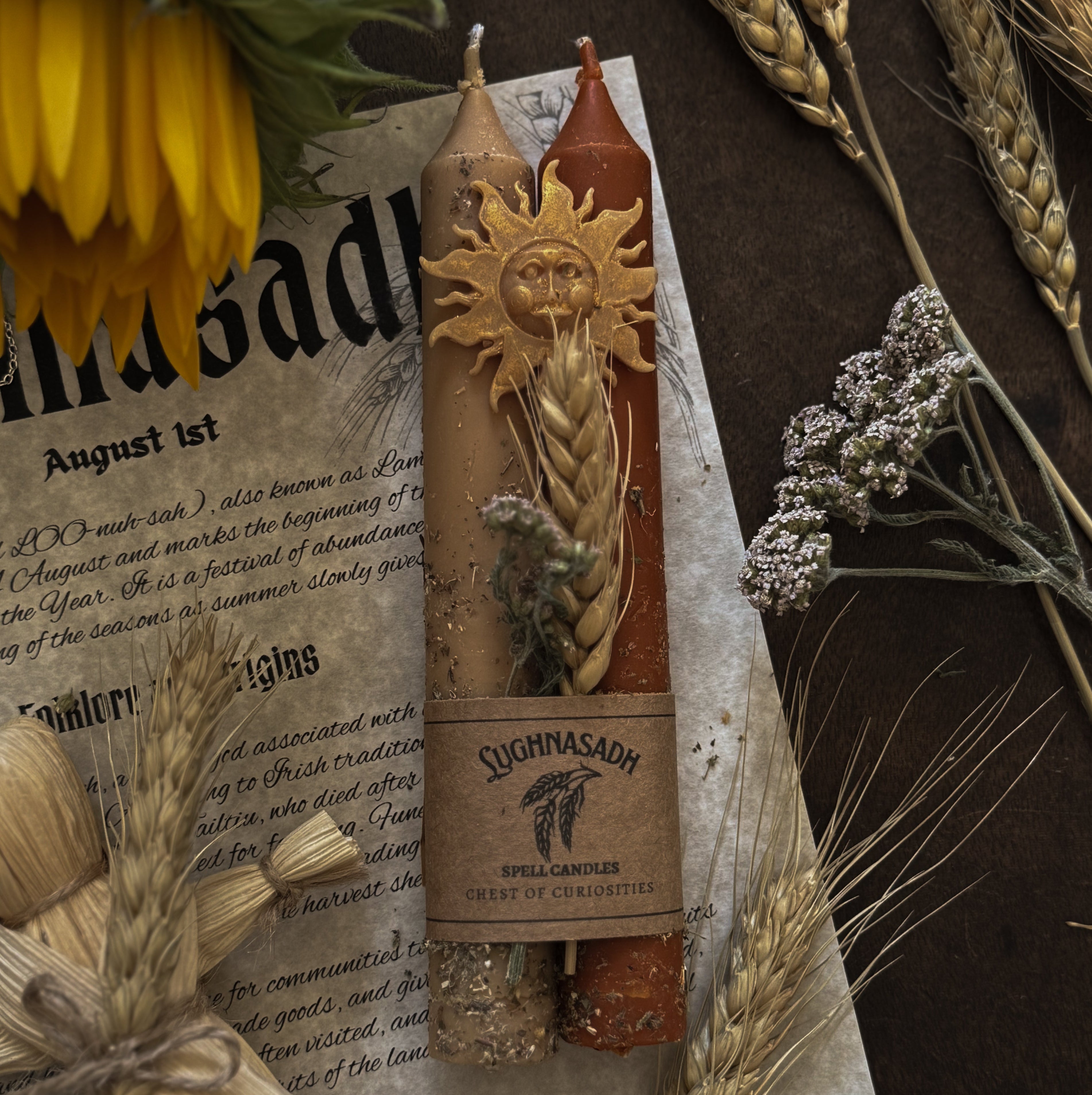 Lughnasadh Spell Candles