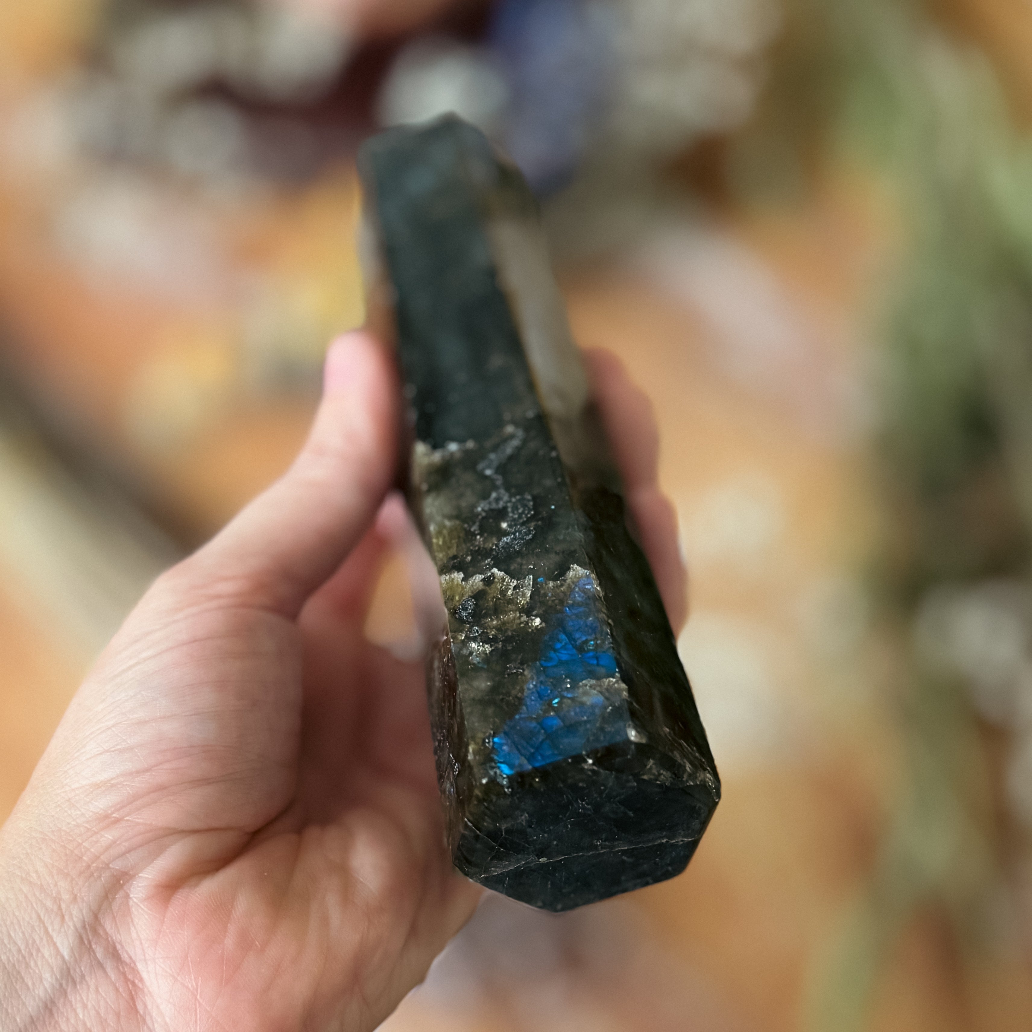 Large Labradorite Tower