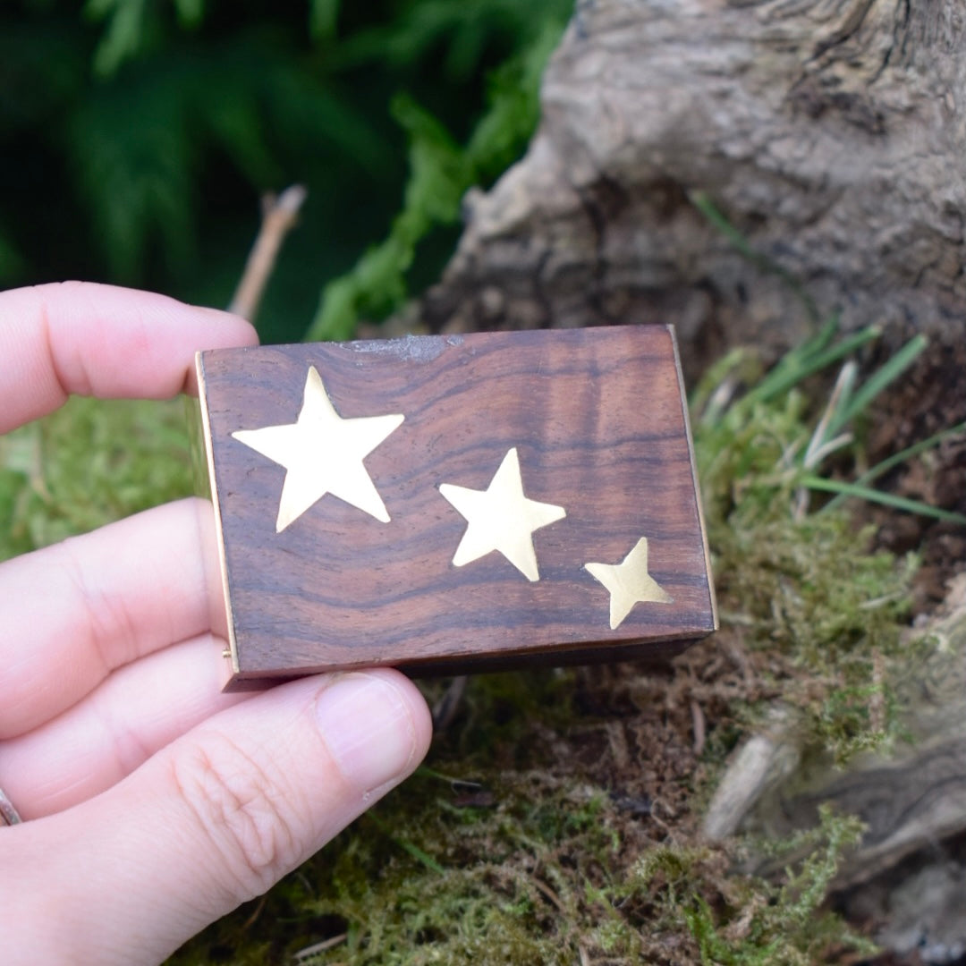 Mini Brass Star Box