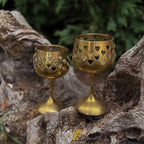 Vintage Heart Cut out Candle Stick Holders
