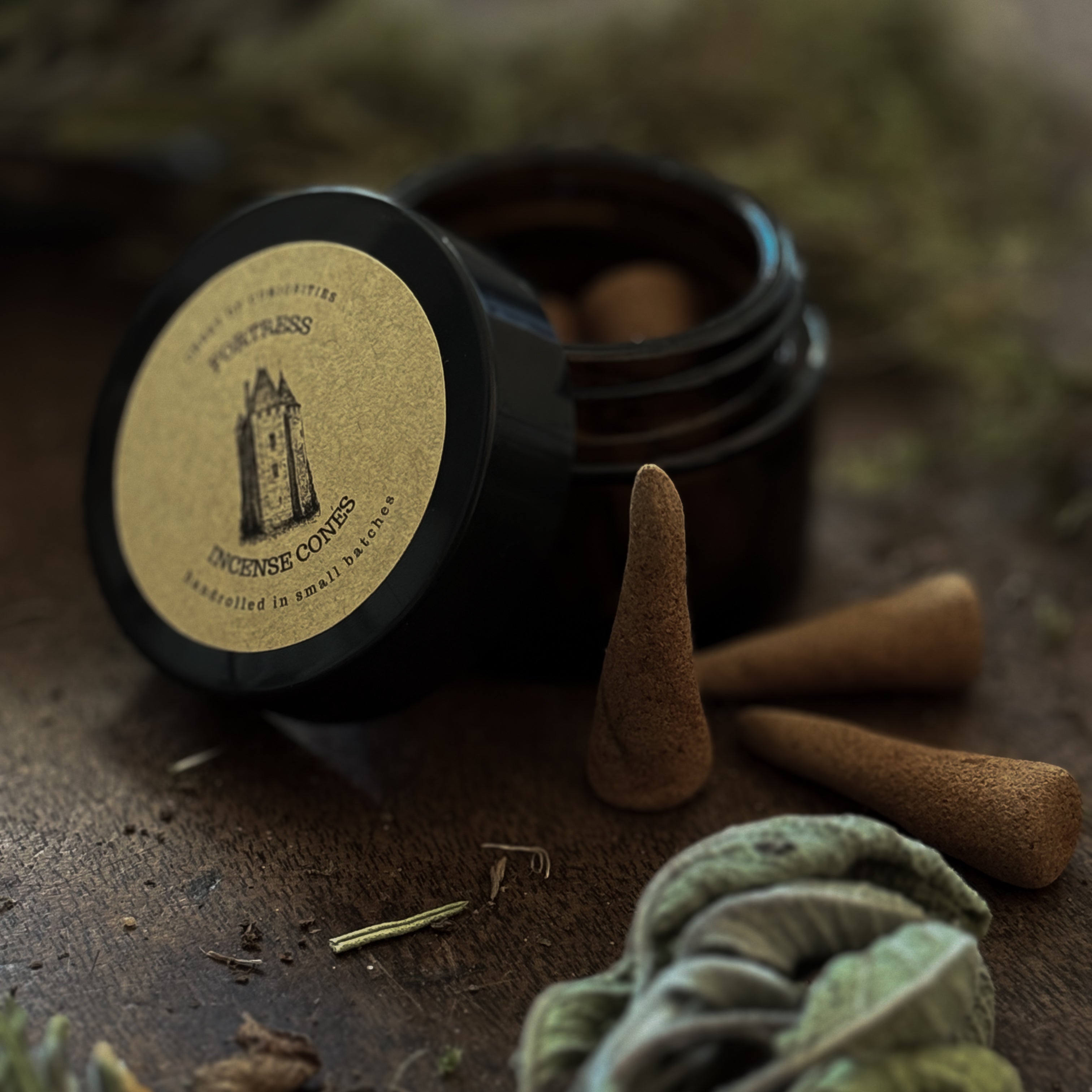 Fortress Handrolled Incense Cones