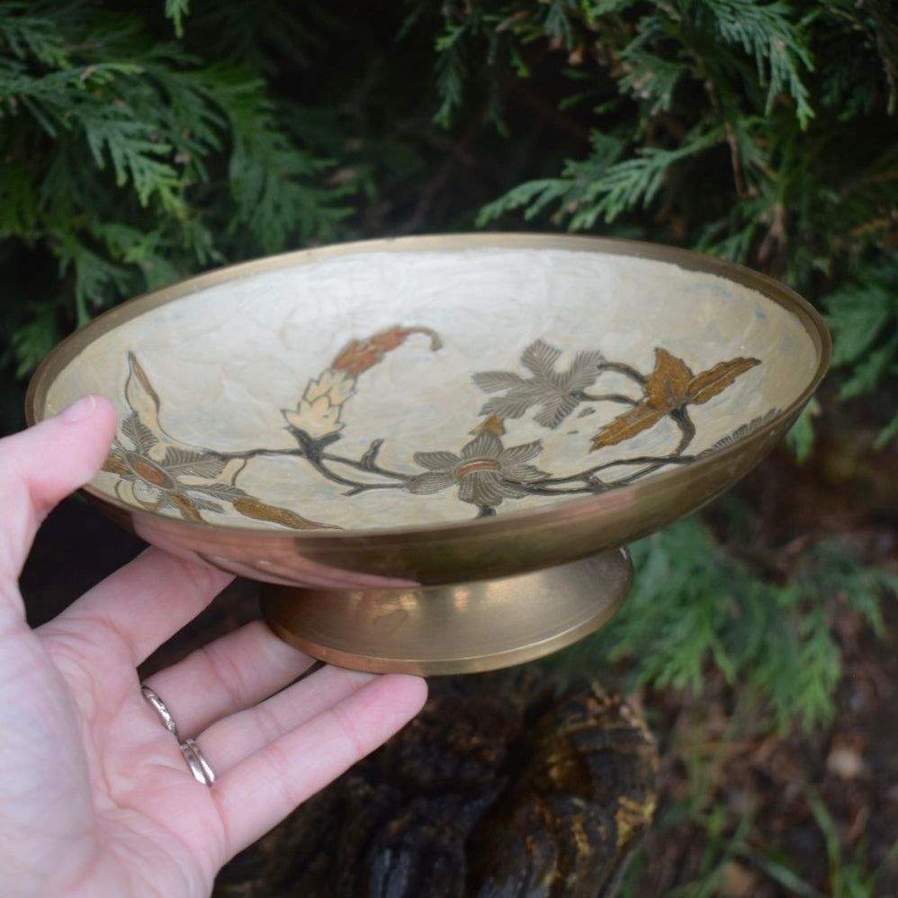 Vintage brass bowl