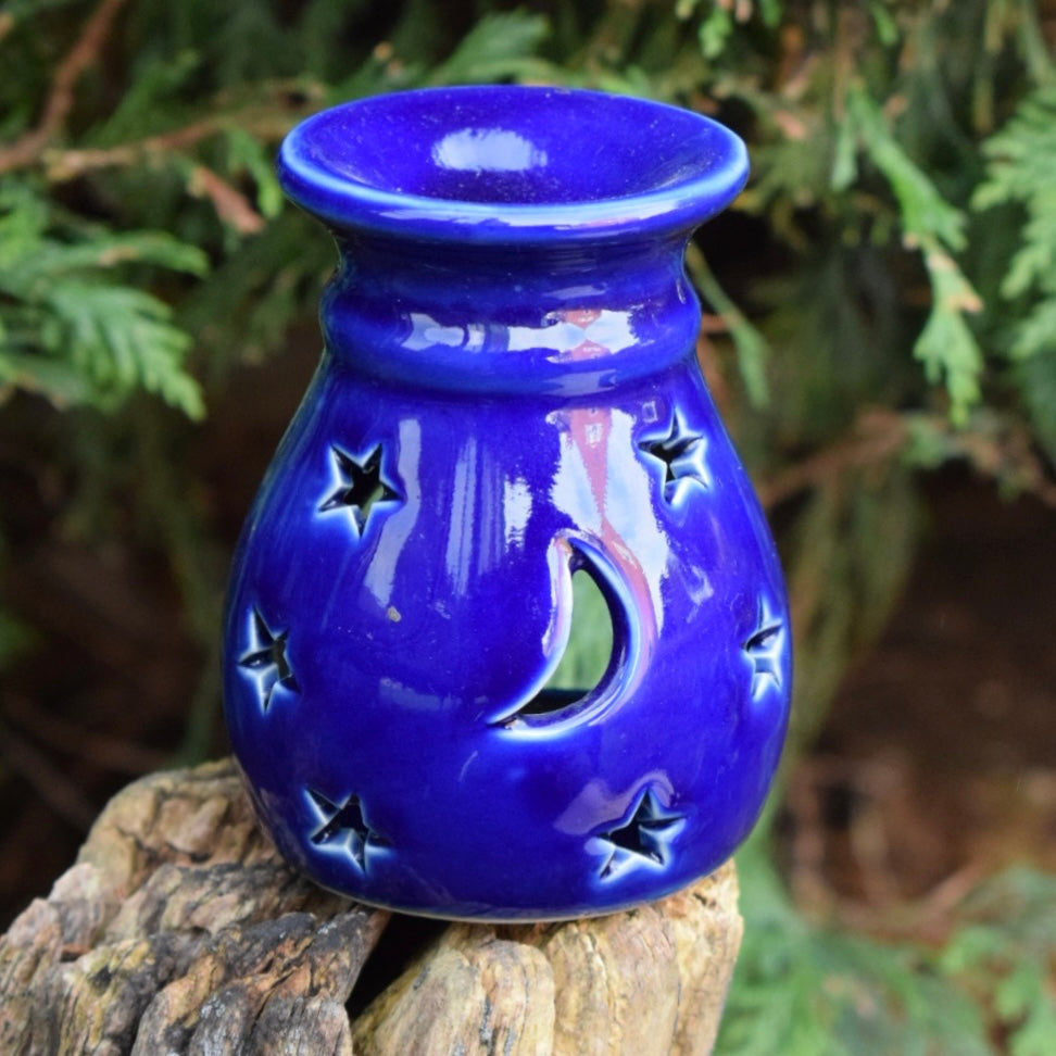 Vintage Star And Moon Oil Burner