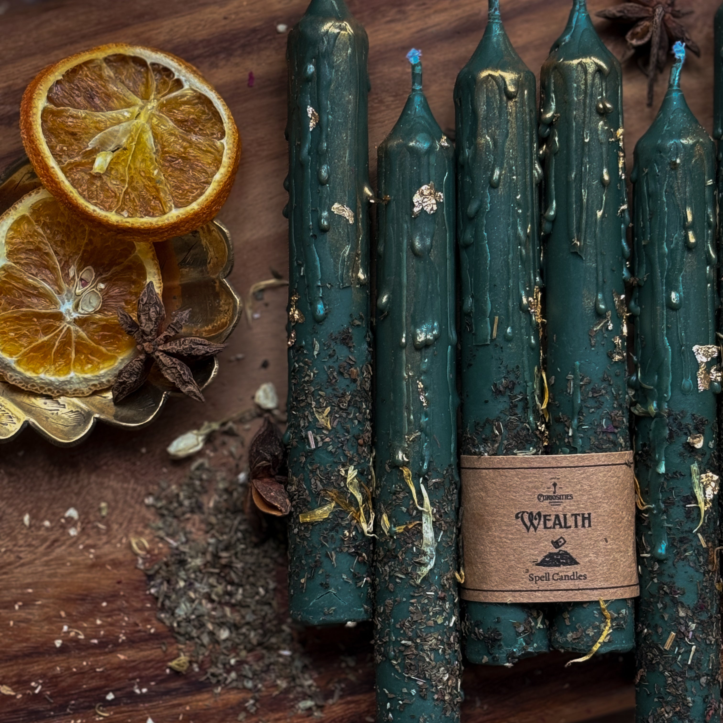 Wealth Spell Candles