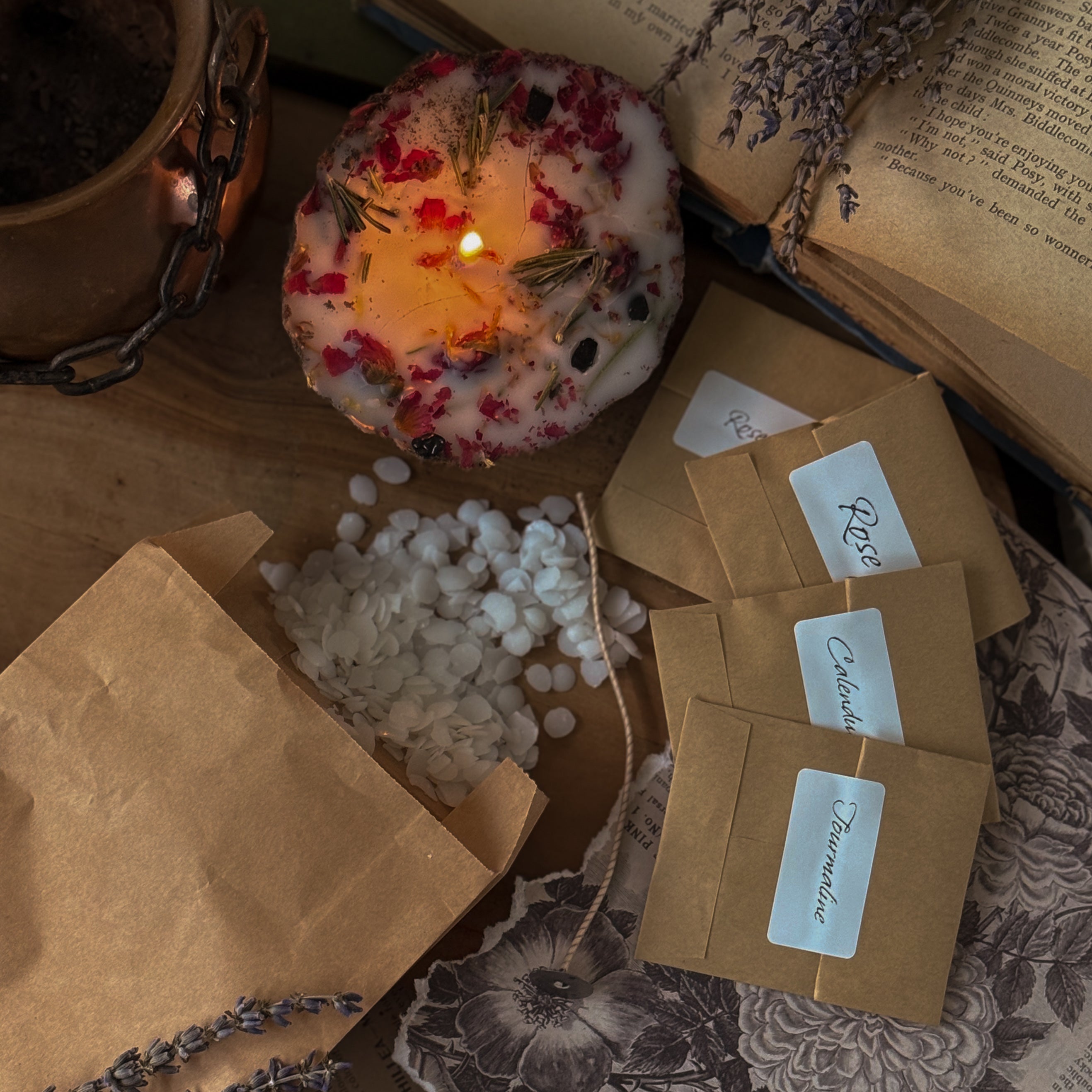 Earth Candle Ritual Kit