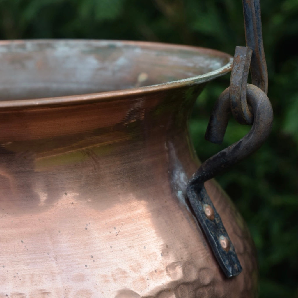 Vintage Large Copper Cauldron