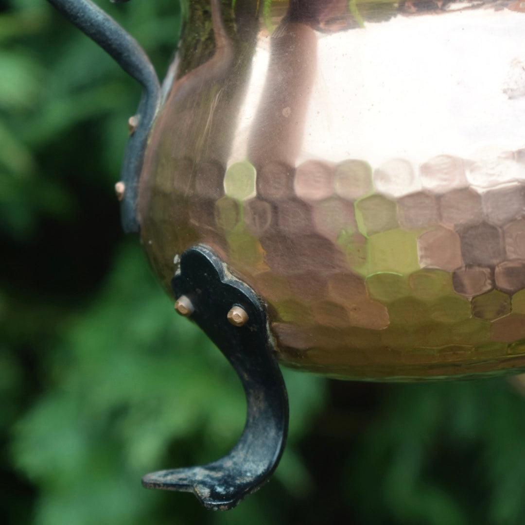 Vintage Medium Copper Cauldron