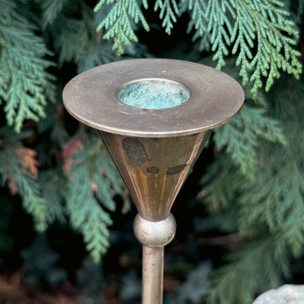Vintage Silver Candle Stick Holder