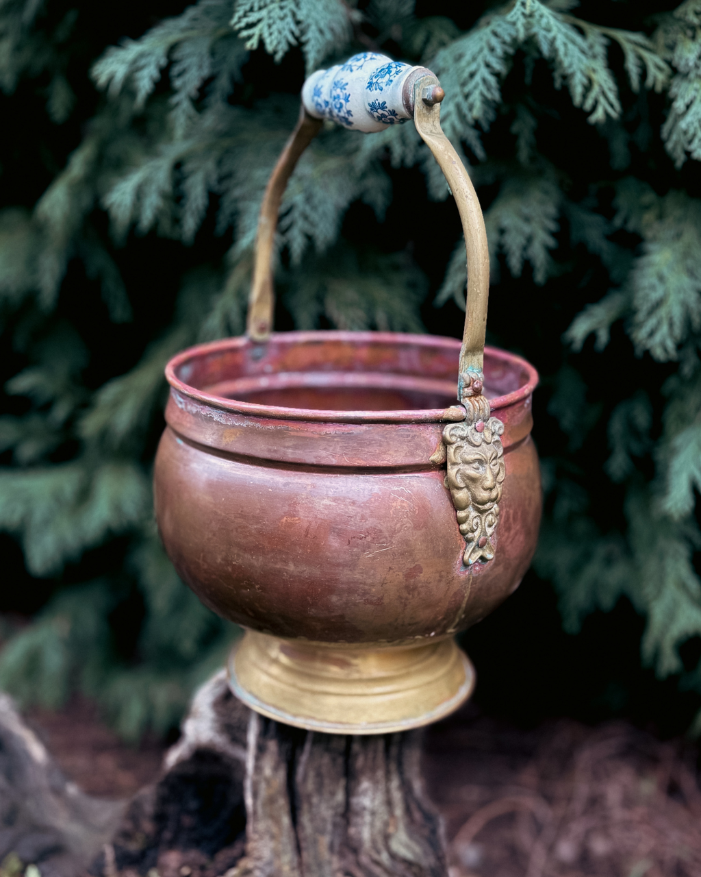 Large Copper Cauldron