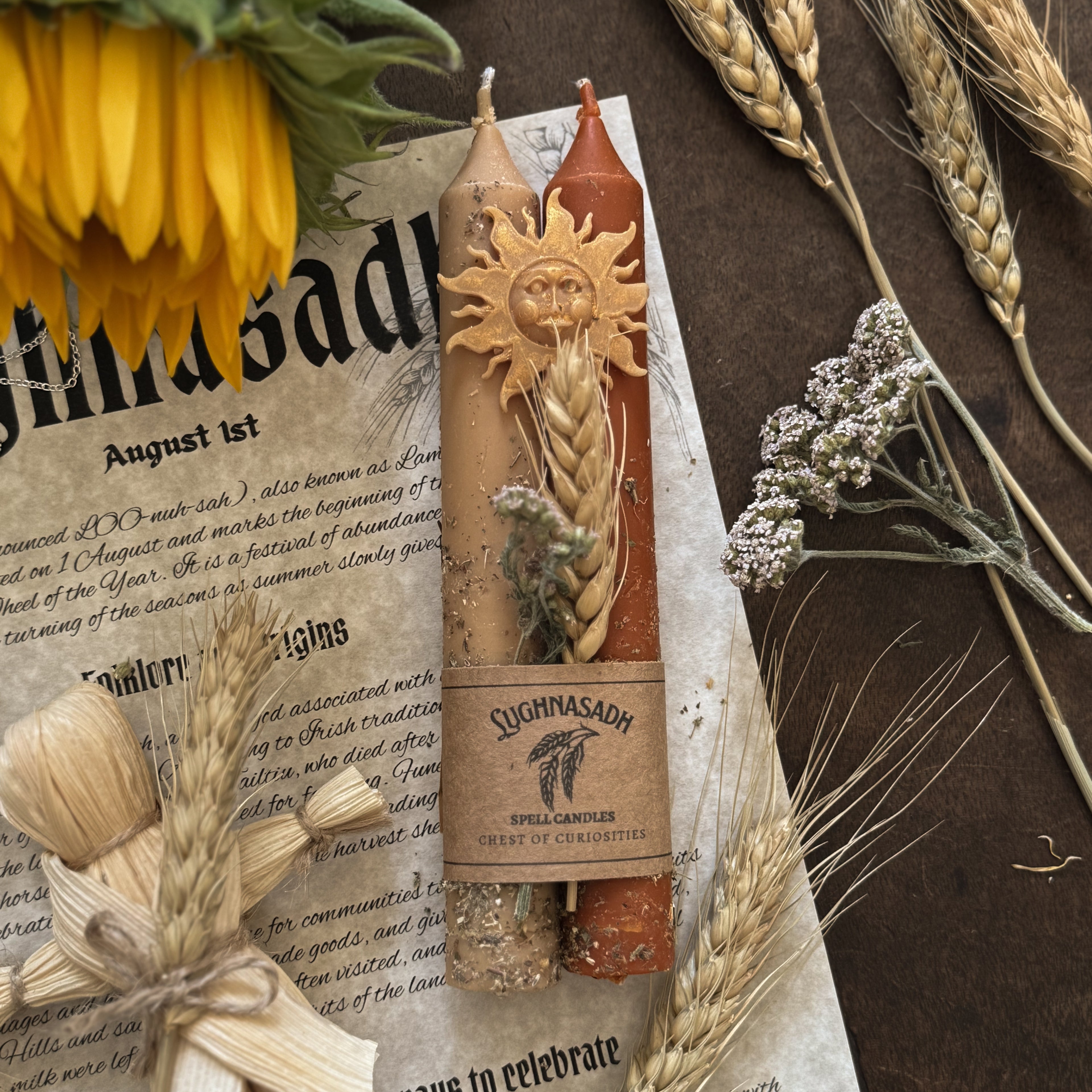 Lughnasadh Spell Candles